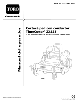Toro TimeCutter ZX525 Riding Mower Manual de usuario
