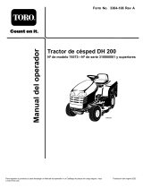 Toro DH 200 Lawn Tractor Manual de usuario