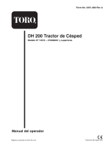 Toro DH 200 Lawn Tractor Manual de usuario