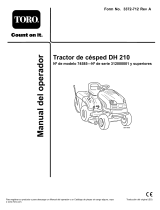 Toro DH 210 Lawn Tractor Manual de usuario