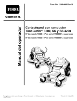 Toro TimeCutter SS 3200 Riding Mower Manual de usuario