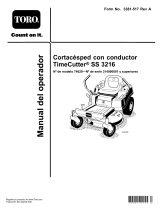 Toro TimeCutter SS 3216 Riding Mower Manual de usuario