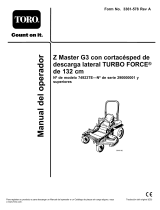 Toro Z Master G3 Riding Mower, Manual de usuario