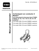 Toro Z Master Commercial 3000 Series Riding Mower, Manual de usuario