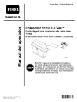 Toro E-Z Vac Twin Bagger, TITAN Zero-Turn-Radius Riding Mower Manual de usuario