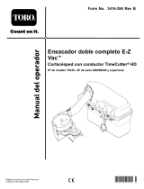 Toro E-Z Vac Complete Twin Bagger, TimeCutter HD Riding Mower Manual de usuario