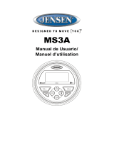 Jensen MS3A Manual de usuario