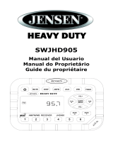 Jensen Heavy Duty JHD905 Manual de usuario