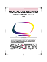 Samtron 70S El manual del propietario