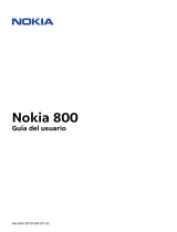 Nokia 800 Guía del usuario