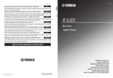 Yamaha Stereoset 201R Black Manual de usuario