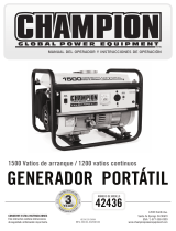 Champion Power Equipment Model #42436 Manual de usuario