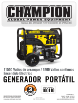 Champion Power Equipment 100110 Manual del operador