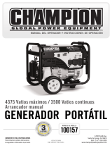Champion Power Equipment 100157 Manual de usuario