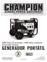 Champion Power Equipment 100222 Manual de usuario