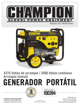Champion Power Equipment 100394 Manual de usuario