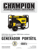 Champion Power Equipment 100812 Manual del operador