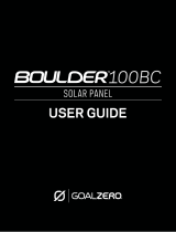 Goal Zero BOULDER 100BC Manual de usuario