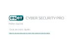 ESET Cyber Security Pro for macOS Guía de inicio rápido