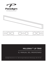 Paradigm Millenia LP Trio Manual de usuario