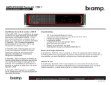 Biamp TesiraXEL 1200.1 Amplifier Manual de usuario