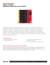 Biamp Vocia VFOM-1 Ficha de datos