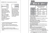 Rock-On 23301 Guía de instalación