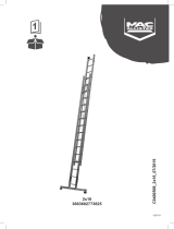 Mac Allister Échelle coulissante à corde 6.55 m Manual de usuario