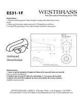 Westbrass E531D-1F Instrucciones de operación