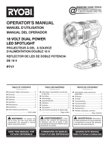 Ryobi P717-P747-PCL202KN Manual de usuario
