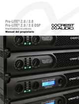 Crest Audio Pro-LITE 2.0 Manual de usuario