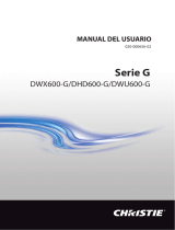 Christie DWX600-G Manual de usuario