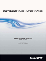 Christie LWU701i-D Manual de usuario