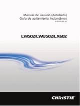 Christie LWU502 Manual de usuario