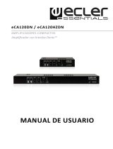 Ecler eCA Dante Series Manual de usuario