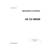 Wacker Neuson AR 3/2 460V 60Hz Manual de usuario