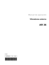 Wacker Neuson AR 36/3,6/240 W Manual de usuario