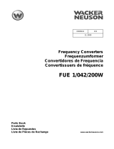 Wacker Neuson FUE 1/042/200W Parts Manual