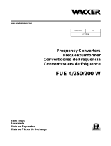 Wacker Neuson FUE 4/250/200 W Parts Manual
