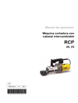 Wacker Neuson RCP-25/120 Manual de usuario