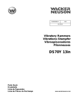 Wacker Neuson DS70Y 13in Parts Manual
