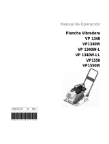 Wacker Neuson VP1550W Manual de usuario