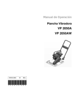 Wacker Neuson VP2050A Manual de usuario