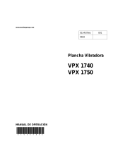 Wacker Neuson VPX1750 Manual de usuario
