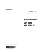 Wacker Neuson WP1540 Manual de usuario
