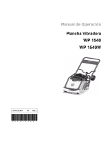 Wacker Neuson WP1540 Manual de usuario