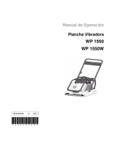 Wacker Neuson WP1550W Manual de usuario