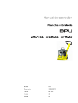 Wacker Neuson BPU 3050A Manual de usuario