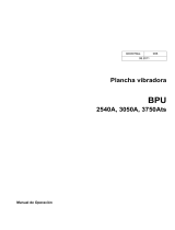 Wacker Neuson BPU 3050A Manual de usuario