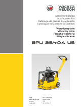 Wacker Neuson BPU 2540A US Parts Manual